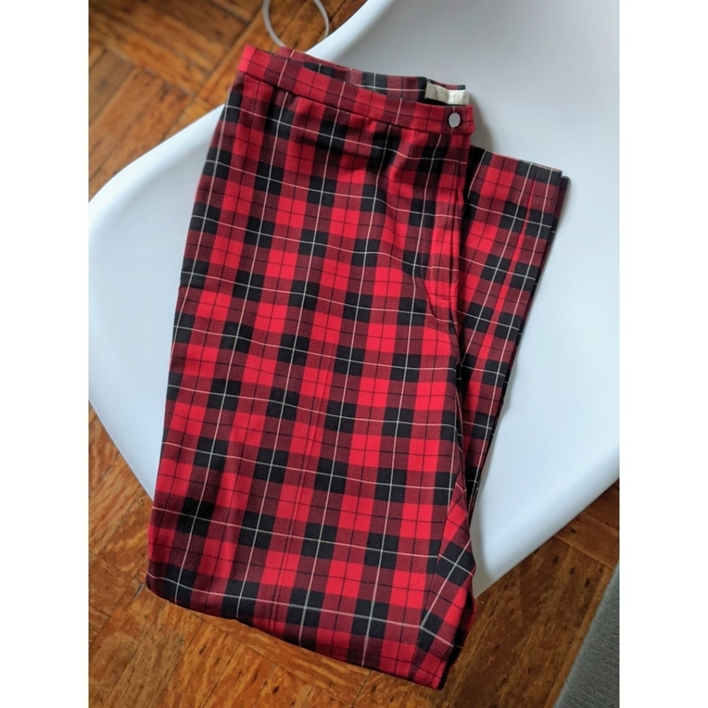 Retro Plaid pants by Jones New York